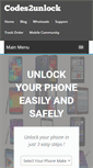 Mobile Screenshot of codes2unlock.com